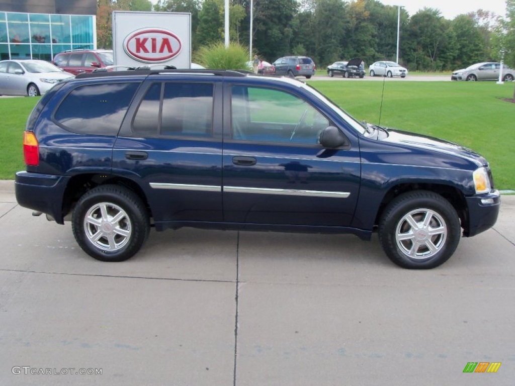 2009 Envoy SLE 4x4 - Midnight Blue Metallic / Ebony photo #3