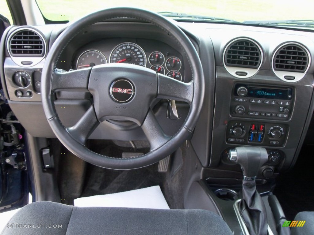 2009 GMC Envoy SLE 4x4 Ebony Dashboard Photo #54517733