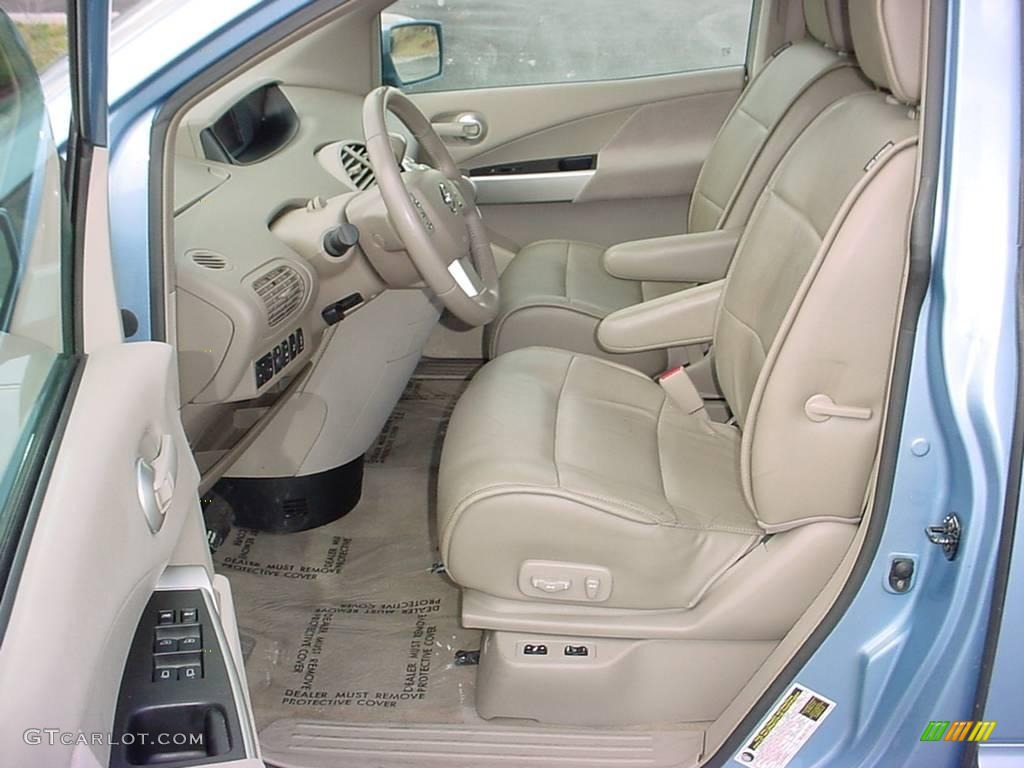 2004 Quest 3.5 SL - Azure Blue Metallic / Beige photo #10