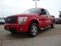 Bright Red 2009 Ford F150 STX SuperCab