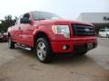 2009 Bright Red Ford F150 STX SuperCab  photo #7