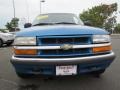 2001 Bright Blue Metallic Chevrolet S10 LS Crew Cab 4x4  photo #2