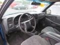 2001 Bright Blue Metallic Chevrolet S10 LS Crew Cab 4x4  photo #8
