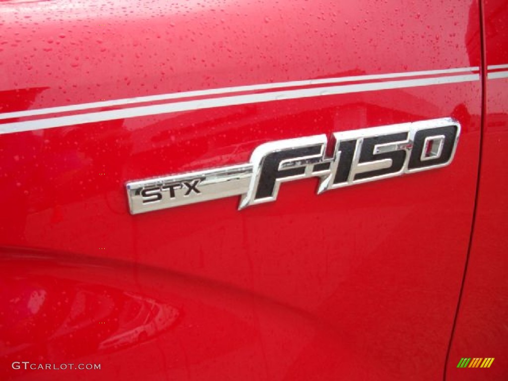 2009 F150 STX SuperCab - Bright Red / Stone/Medium Stone photo #34