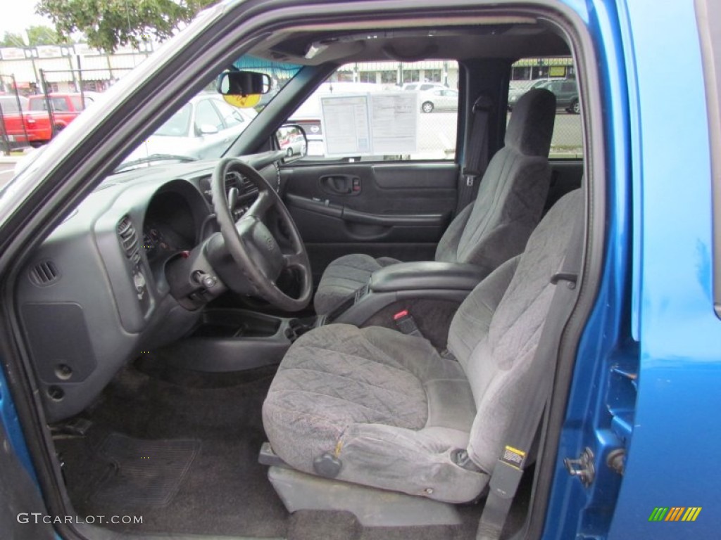 Graphite Interior 2001 Chevrolet S10 LS Crew Cab 4x4 Photo #54520262