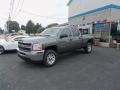2011 Steel Green Metallic Chevrolet Silverado 2500HD Crew Cab 4x4  photo #2