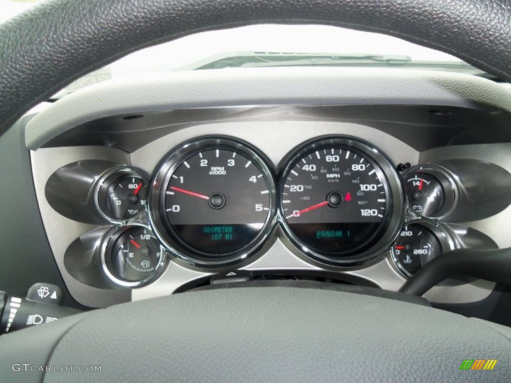 2011 Chevrolet Silverado 2500HD Crew Cab 4x4 Gauges Photo #54522280