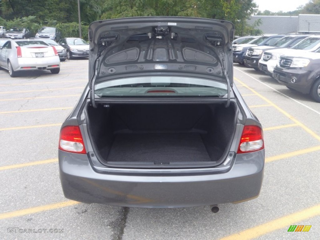 2009 Civic LX Sedan - Polished Metal Metallic / Gray photo #8