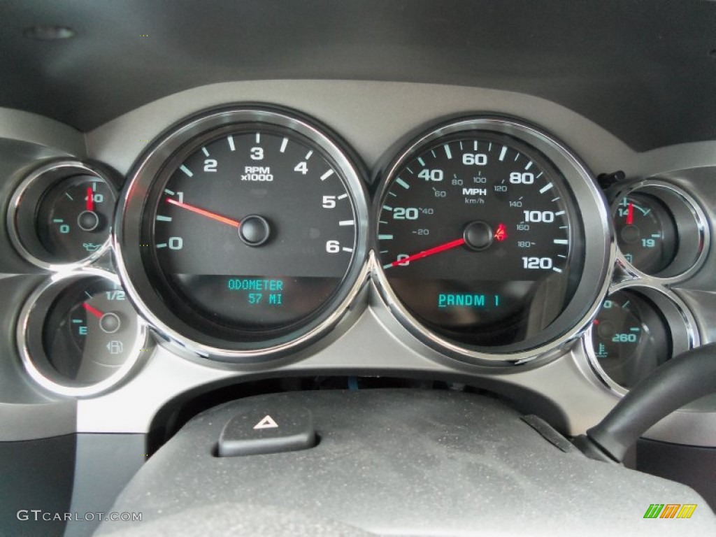 2011 Chevrolet Silverado 2500HD Crew Cab 4x4 Gauges Photo #54522740