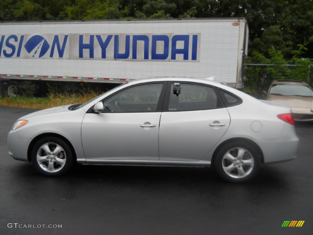 2010 Elantra SE - Liquid Silver / Gray photo #10