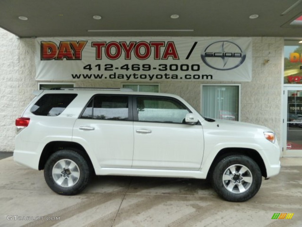 2011 4Runner SR5 4x4 - Blizzard White Pearl / Sand Beige photo #1