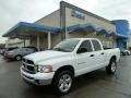 2005 Bright White Dodge Ram 1500 SLT Quad Cab 4x4  photo #1