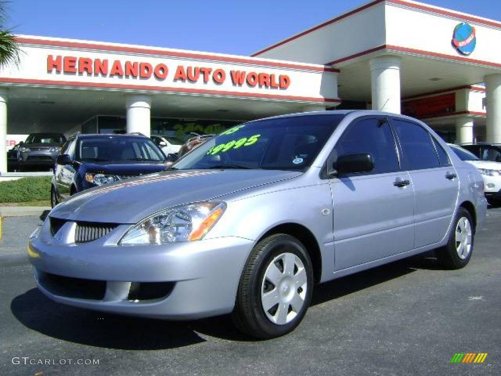 2005 Lancer ES - Cool Silver Metallic / Gray photo #1