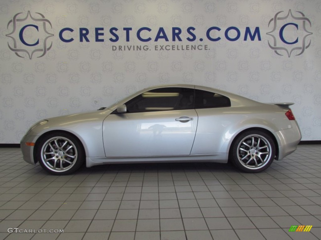 2005 G 35 Coupe - Brilliant Silver Metallic / Stone photo #1