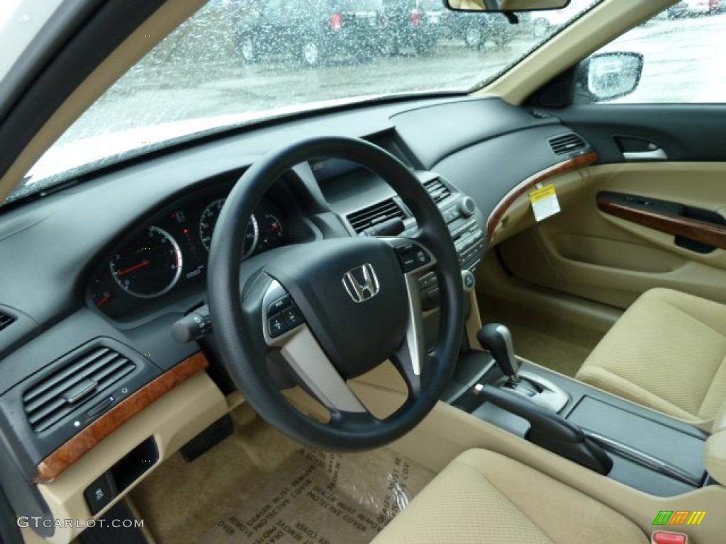 Ivory Interior 2012 Honda Accord EX V6 Sedan Photo #54525185