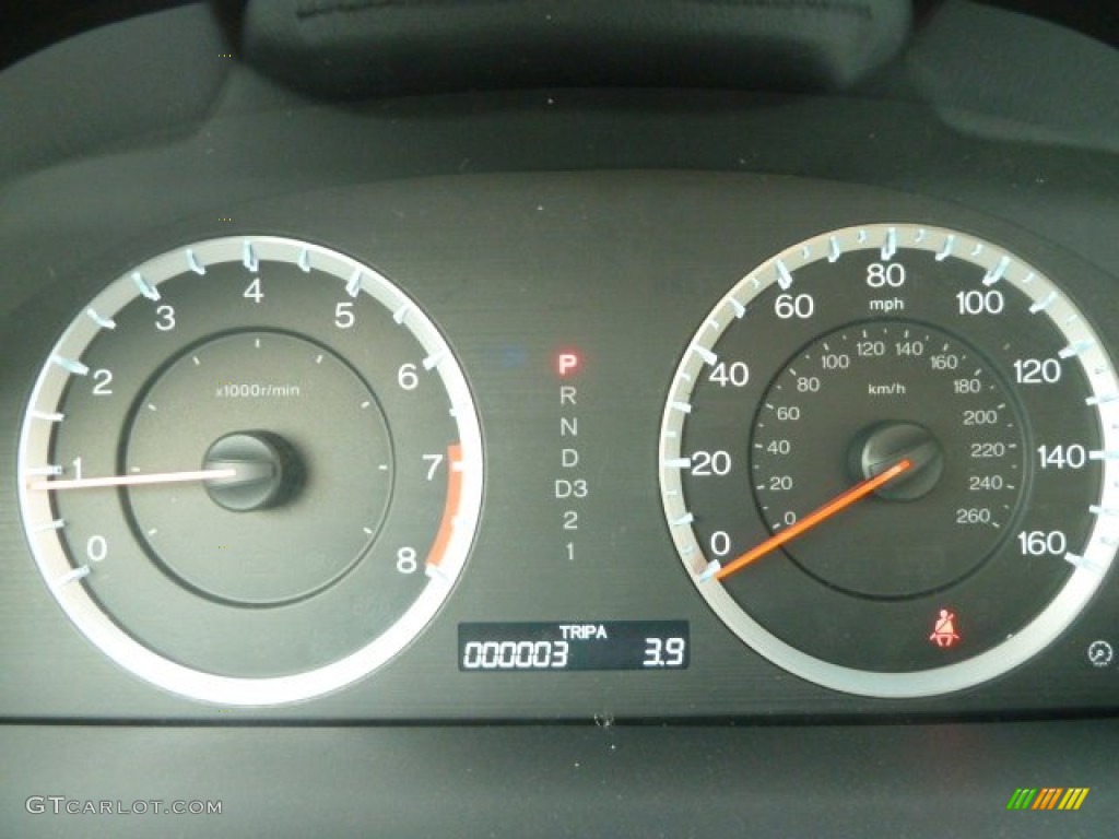 2012 Honda Accord EX V6 Sedan Gauges Photo #54525218
