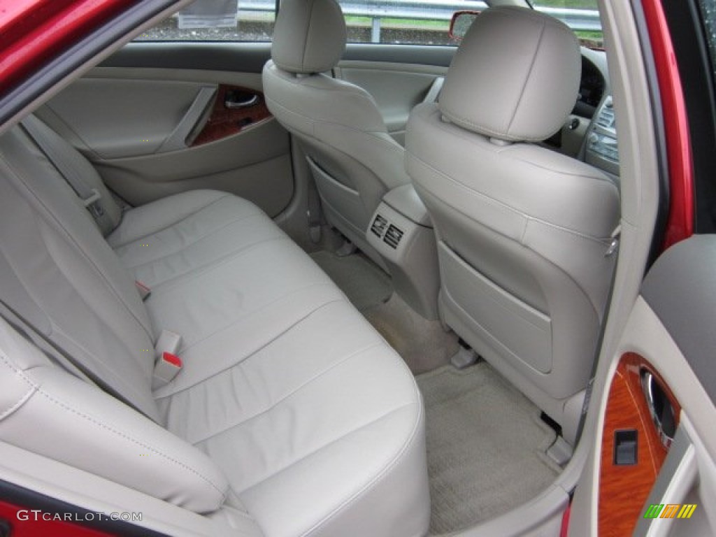 2009 Camry XLE V6 - Barcelona Red Metallic / Bisque photo #10