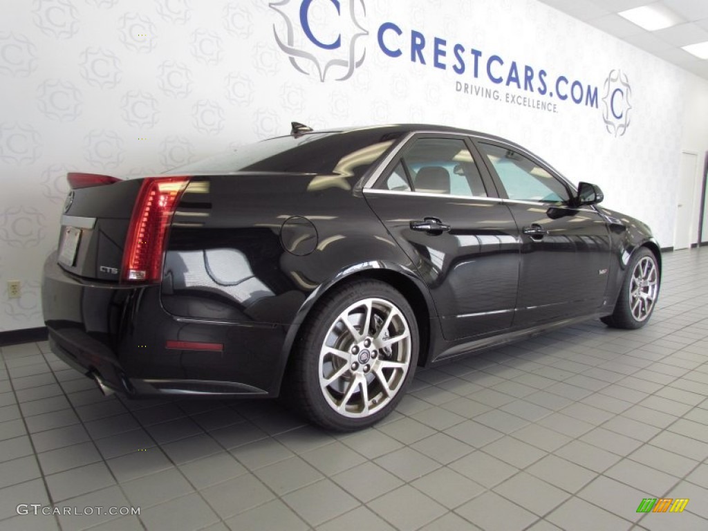 2009 CTS -V Sedan - Black Raven / Ebony photo #3