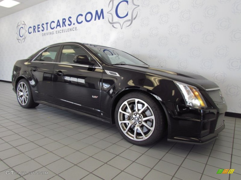 2009 CTS -V Sedan - Black Raven / Ebony photo #5