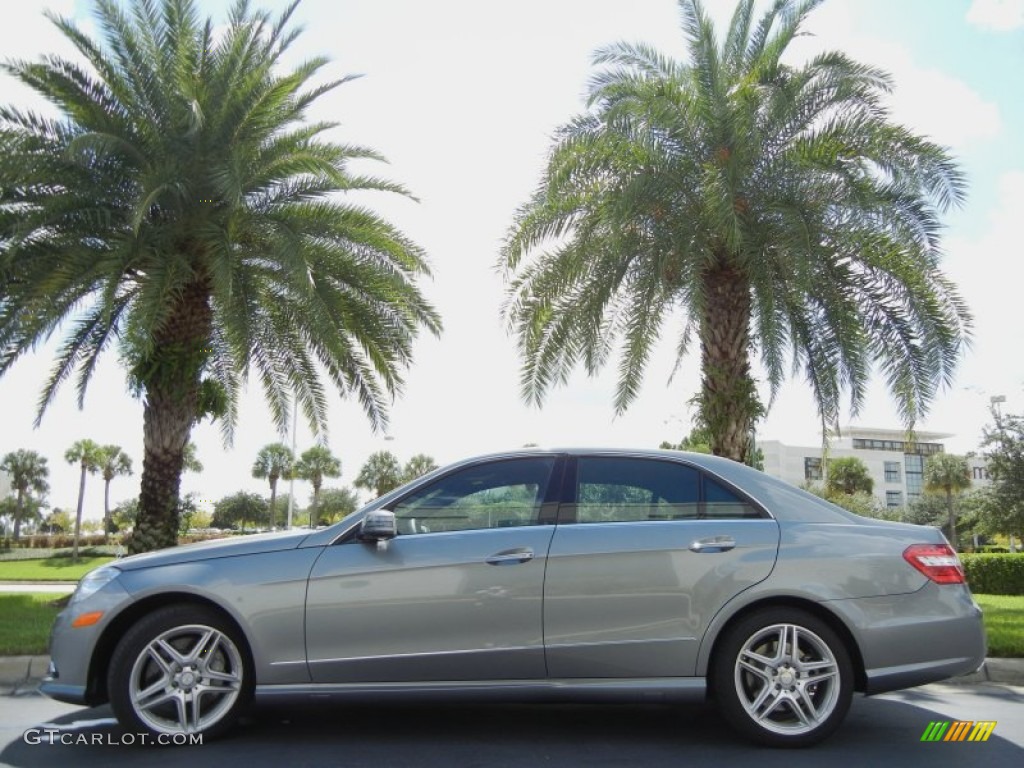 2011 E 550 Sedan - Palladium Silver Metallic / Black photo #1