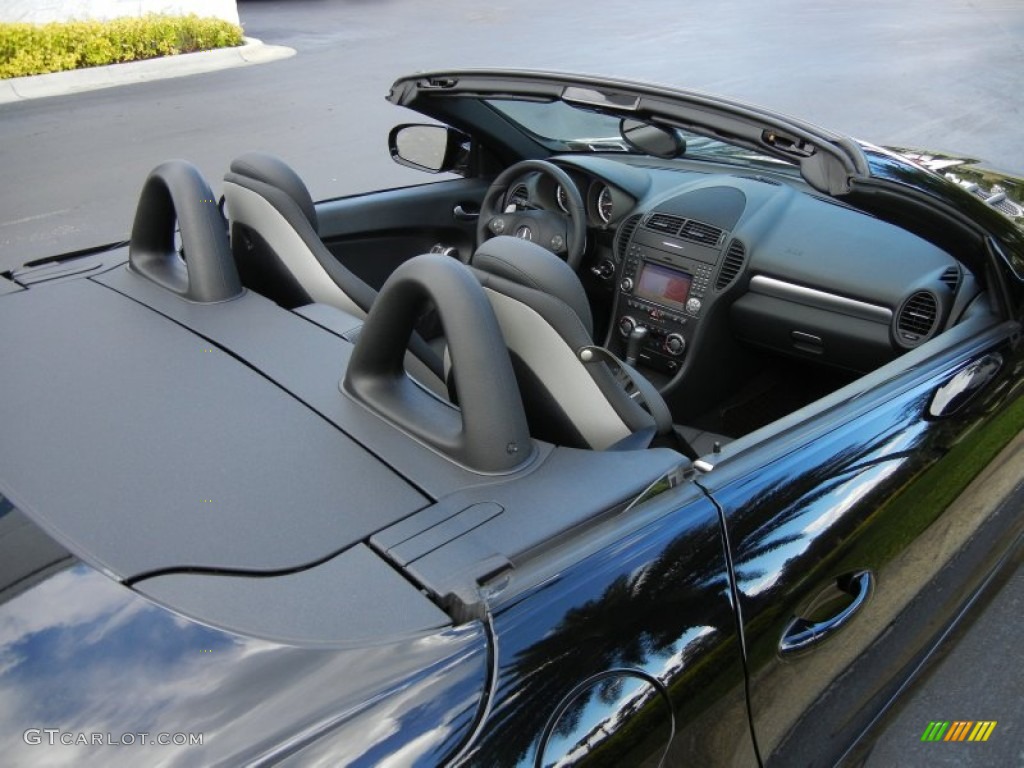 2009 SLK 55 AMG Roadster - Black / Black photo #11