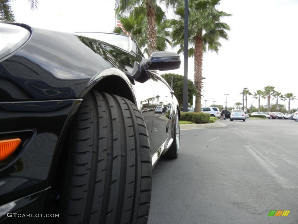 2009 SLK 55 AMG Roadster - Black / Black photo #16
