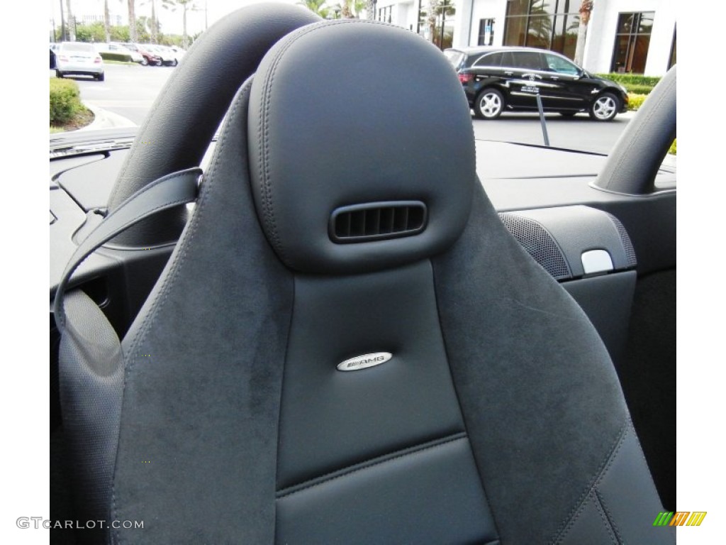 2009 SLK 55 AMG Roadster - Black / Black photo #23