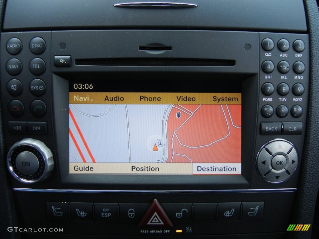 2009 Mercedes-Benz SLK 55 AMG Roadster Navigation Photo #54527924