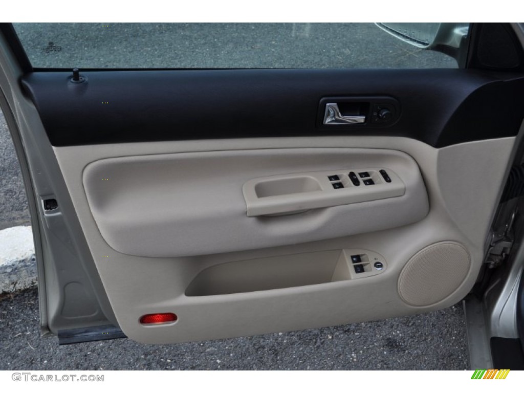 2004 Volkswagen Jetta GL Sedan Beige Door Panel Photo #54528479