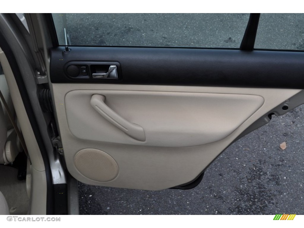 2004 Volkswagen Jetta GL Sedan Beige Door Panel Photo #54528503