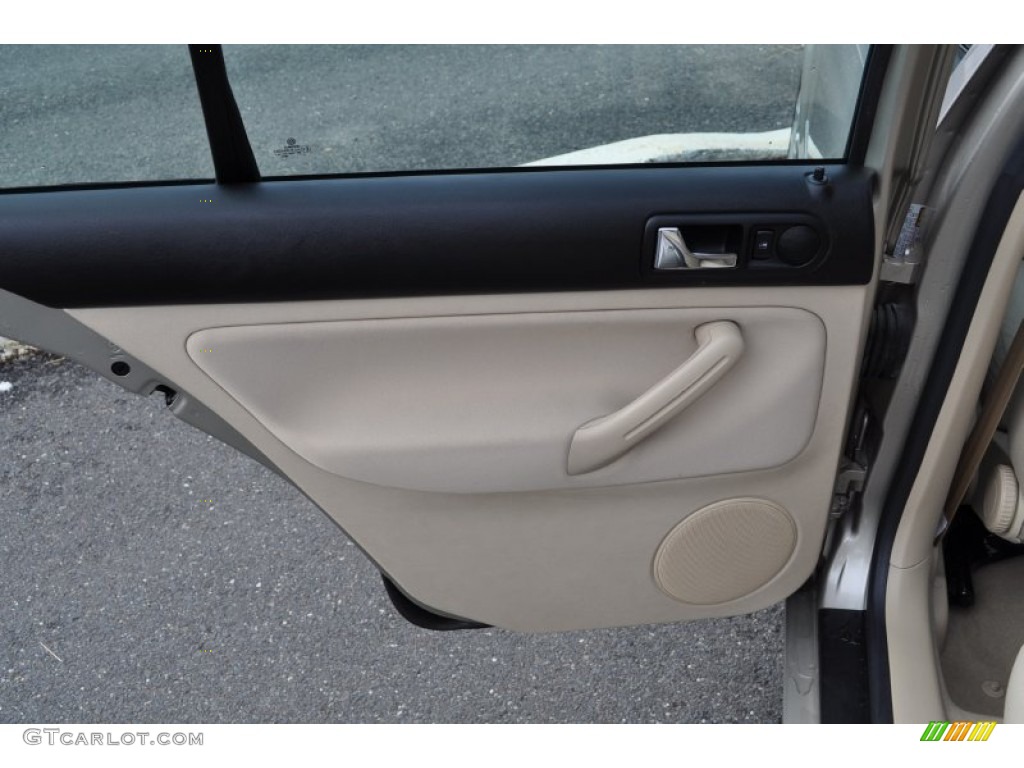 2004 Volkswagen Jetta GL Sedan Beige Door Panel Photo #54528515