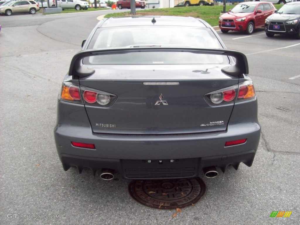 Graphite Gray Pearl 2011 Mitsubishi Lancer Evolution GSR Exterior Photo #54528710