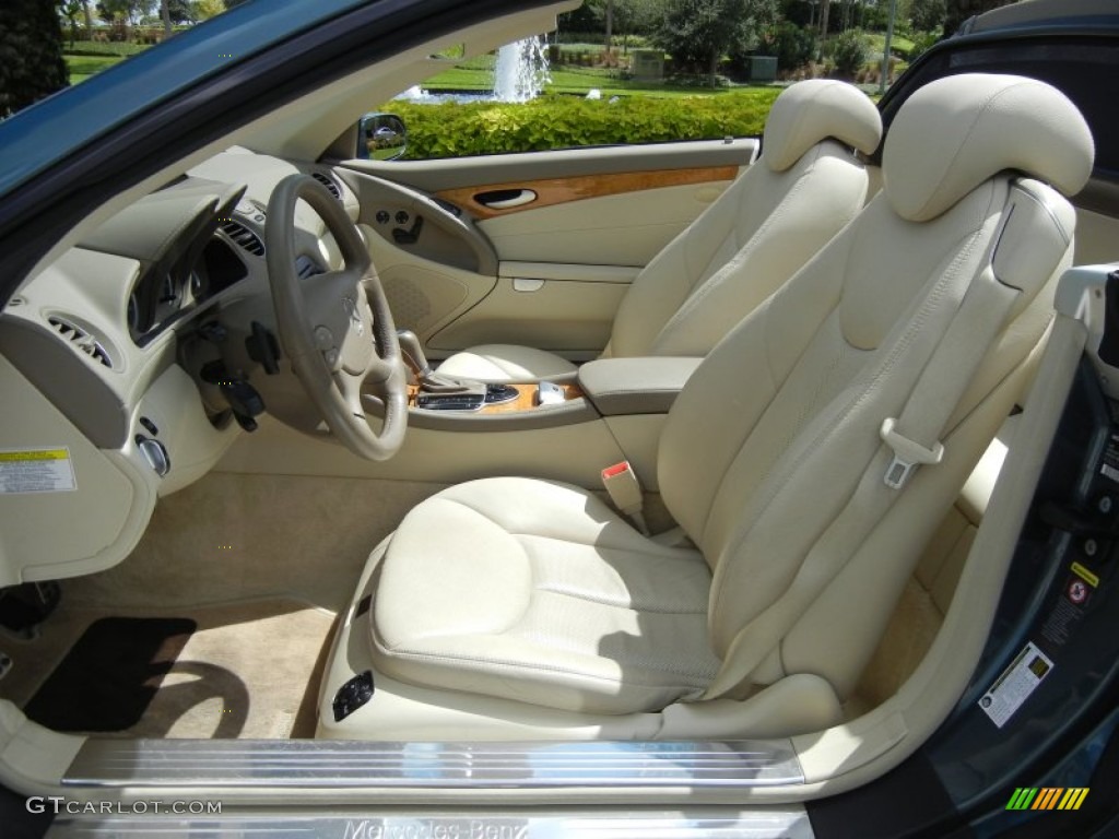 Stone Interior 2007 Mercedes-Benz SL 550 Roadster Photo #54528716
