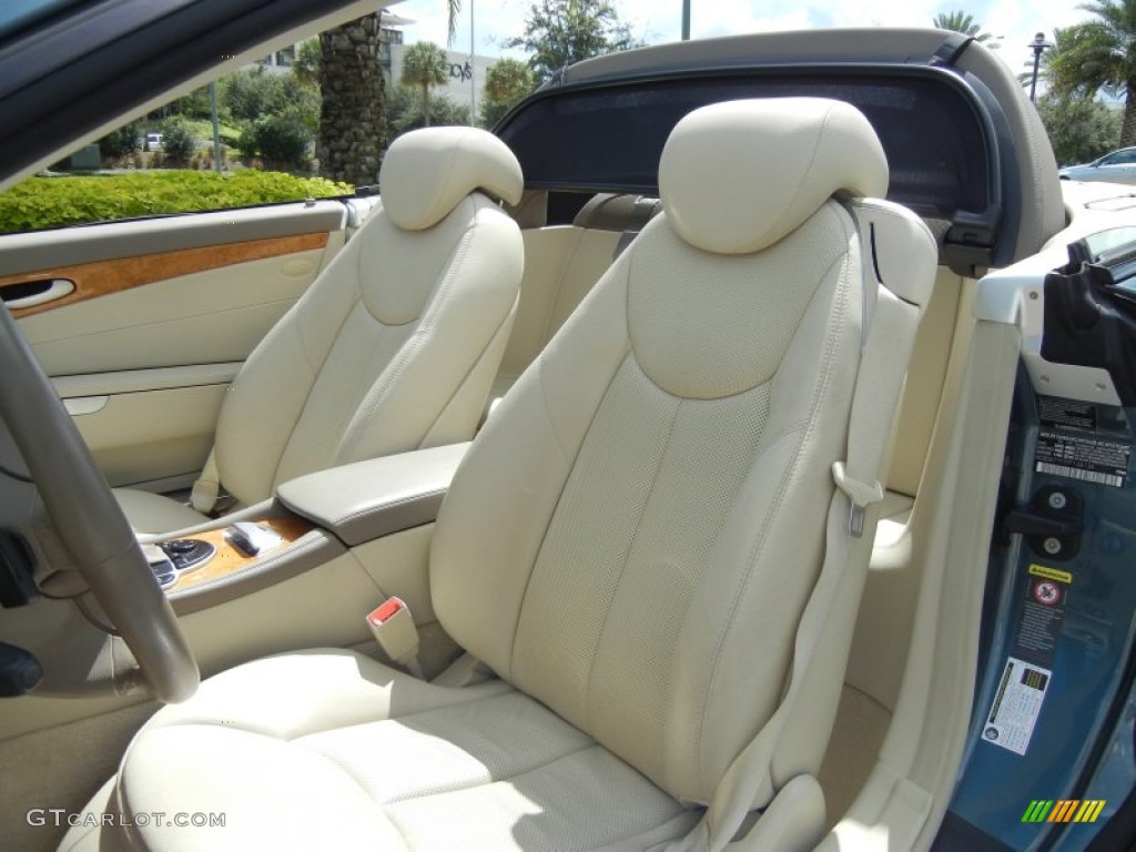 Stone Interior 2007 Mercedes-Benz SL 550 Roadster Photo #54528722