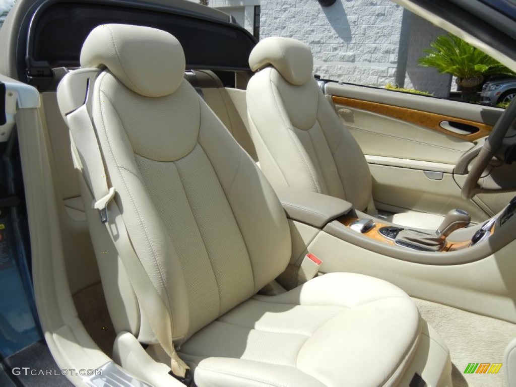 Stone Interior 2007 Mercedes-Benz SL 550 Roadster Photo #54528755