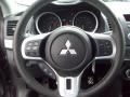 Black 2011 Mitsubishi Lancer Evolution GSR Steering Wheel