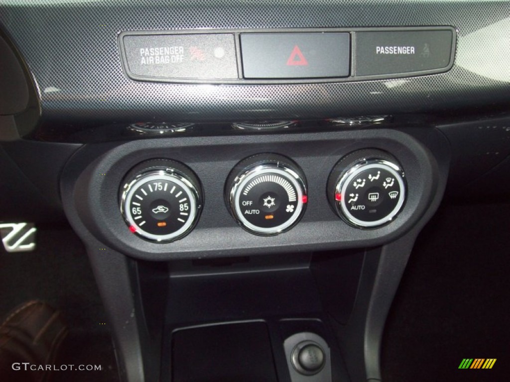 2011 Mitsubishi Lancer Evolution GSR Controls Photo #54528802