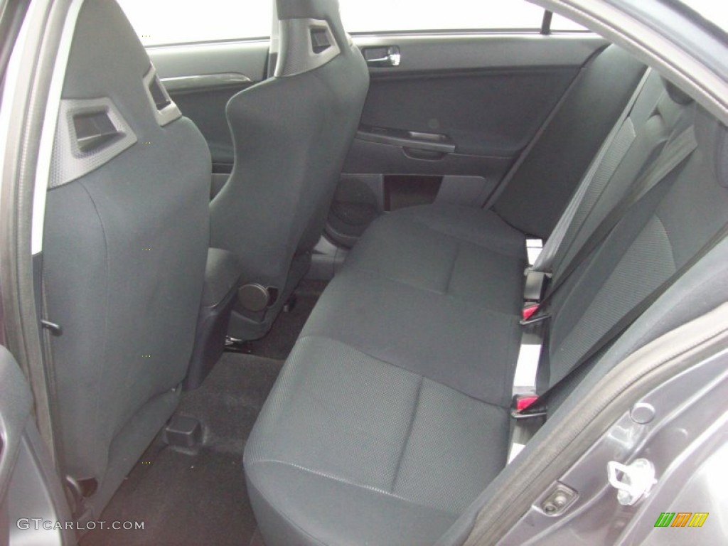 Black Interior 2011 Mitsubishi Lancer Evolution GSR Photo #54528845