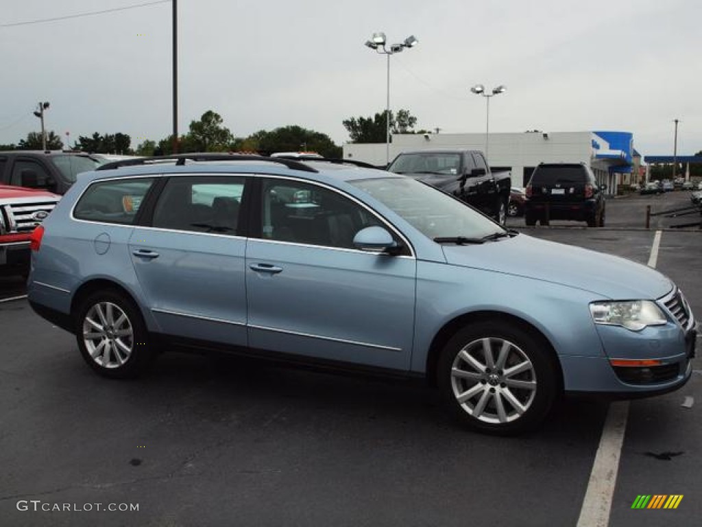 Arctic Blue Silver Metallic 2007 Volkswagen Passat 3.6 4Motion Wagon Exterior Photo #54528878