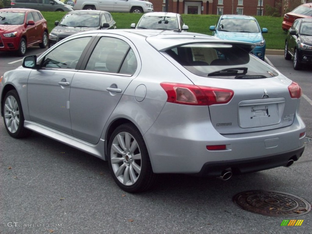 Apex Silver Metallic 2011 Mitsubishi Lancer Sportback RALLIART AWD Exterior Photo #54528884