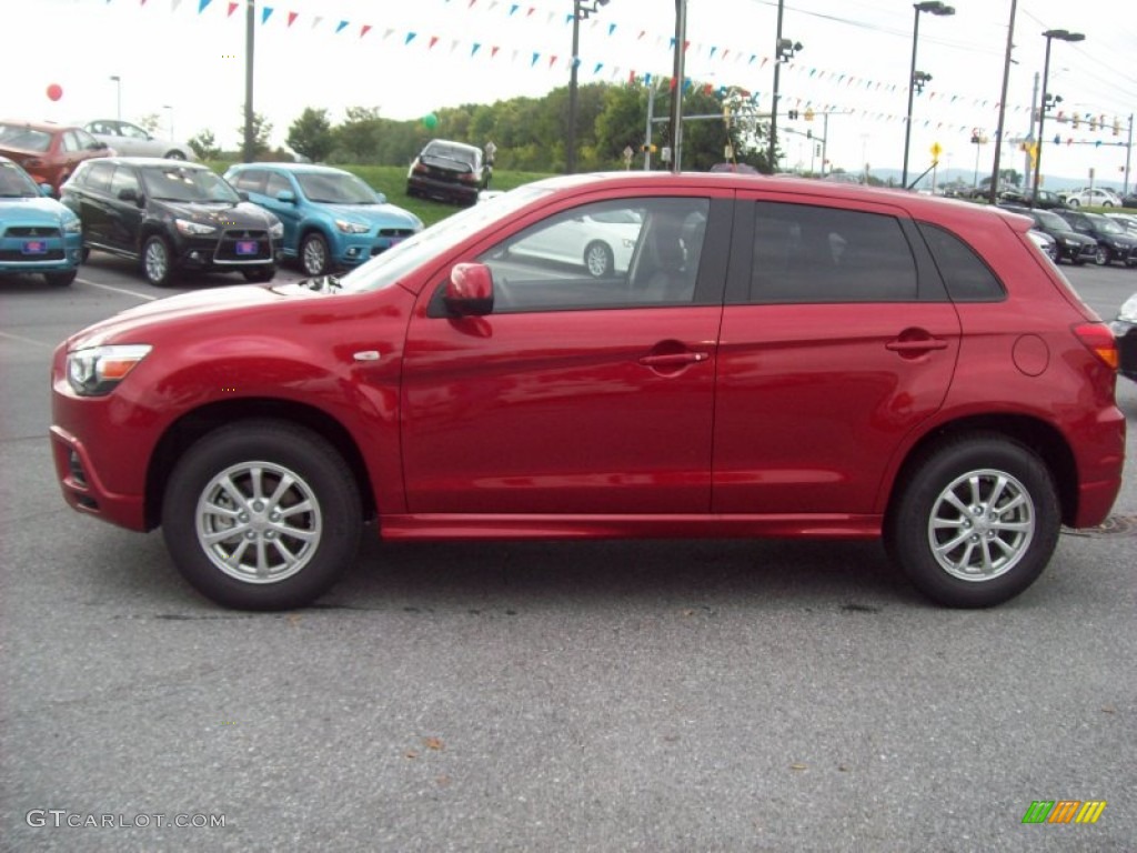 Rally Red Metallic 2011 Mitsubishi Outlander Sport ES Exterior Photo #54529370