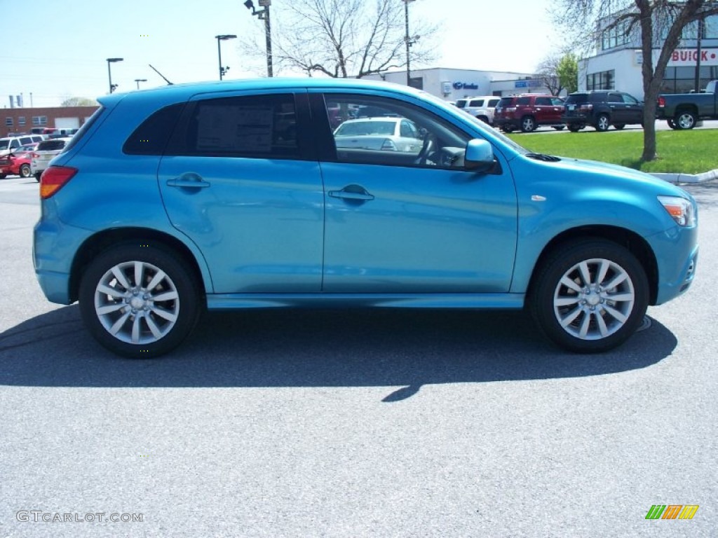 Laguna Blue Metallic 2011 Mitsubishi Outlander Sport SE Exterior Photo #54529637