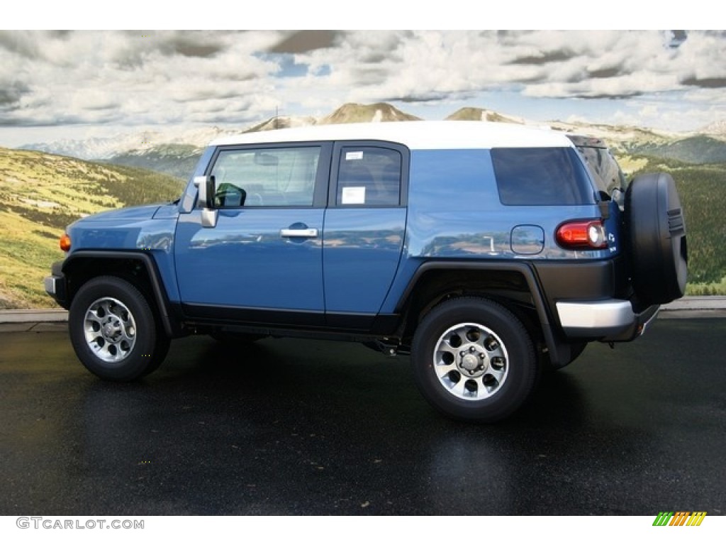 Cavalry Blue 2012 Toyota FJ Cruiser 4WD Exterior Photo #54529790