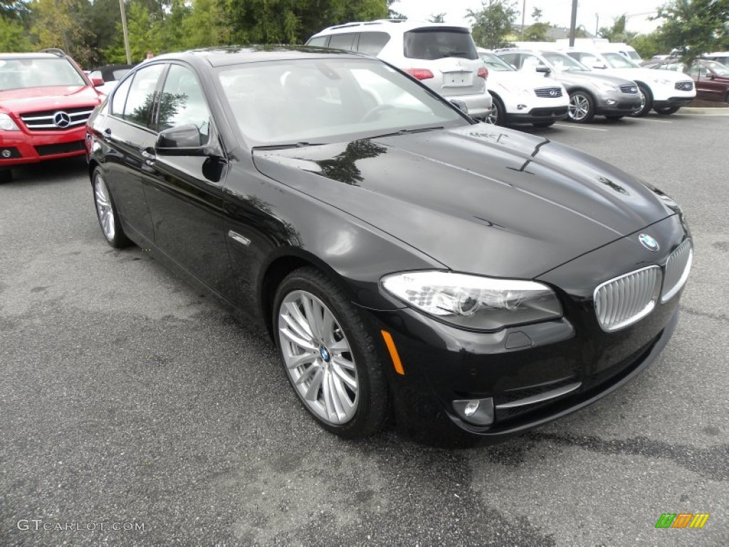 Jet Black 2011 BMW 5 Series 550i Sedan Exterior Photo #54531275