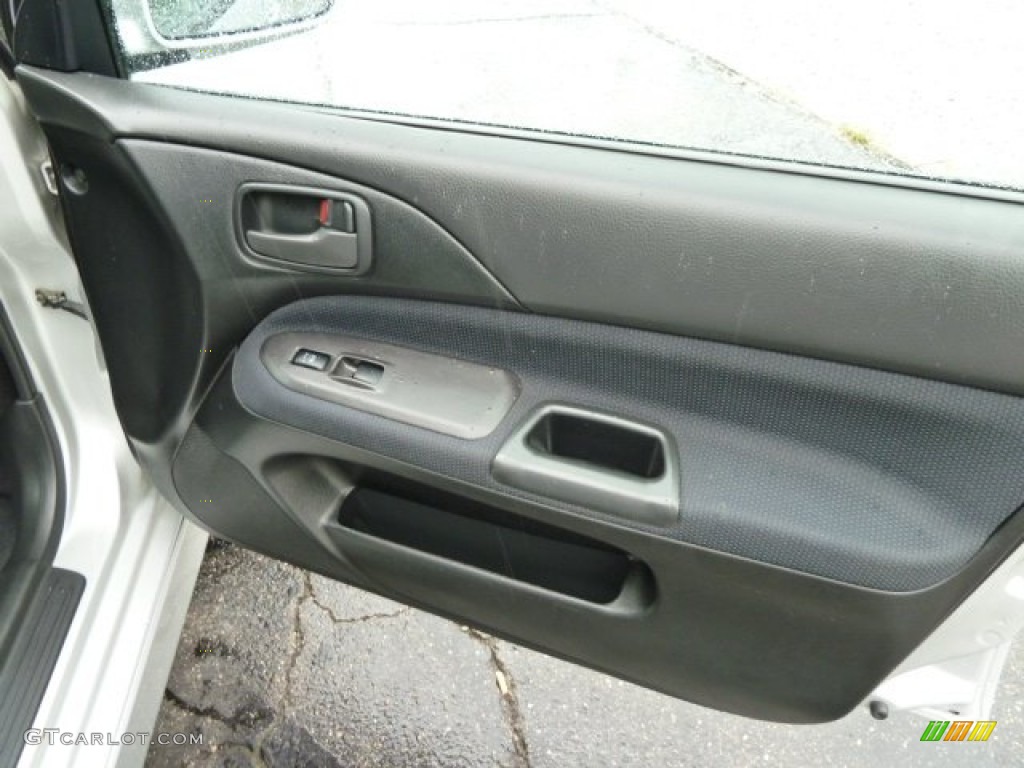 2003 Mitsubishi Lancer OZ Rally Black Door Panel Photo #54531512