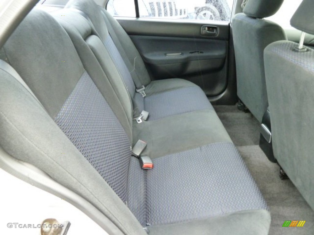 Black Interior 2003 Mitsubishi Lancer OZ Rally Photo #54531515