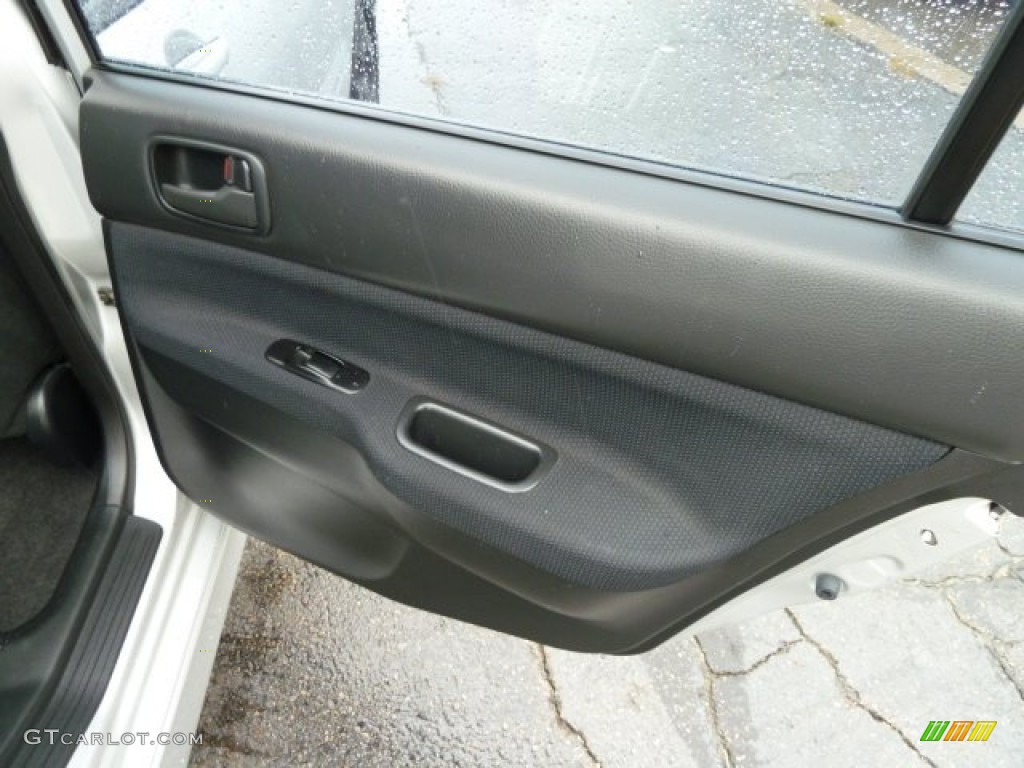 2003 Mitsubishi Lancer OZ Rally Black Door Panel Photo #54531521