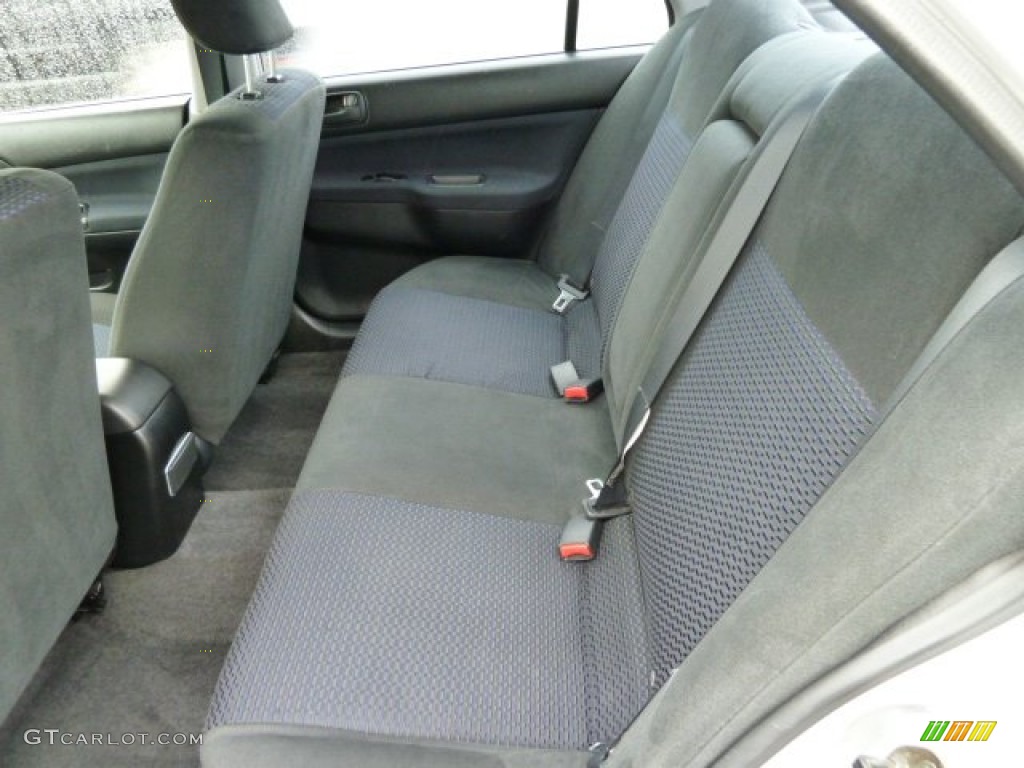 Black Interior 2003 Mitsubishi Lancer OZ Rally Photo #54531533