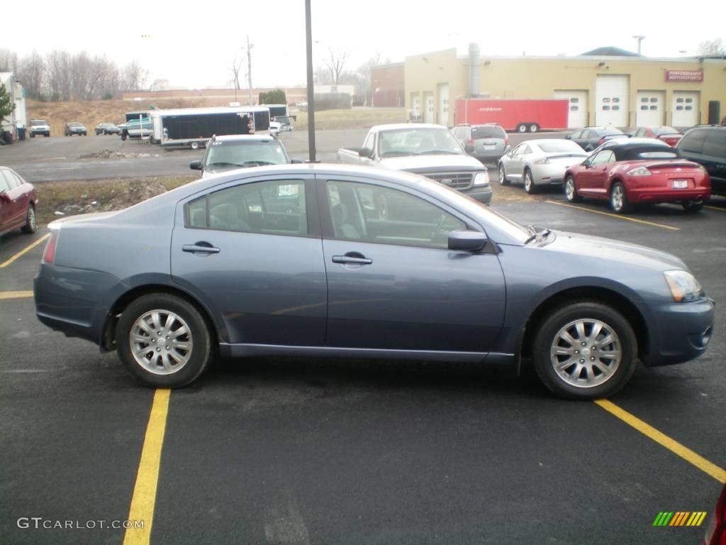 2008 Galant ES - Still Blue Pearl / Gray photo #11