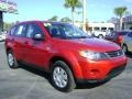 2008 Rally Red Metallic Mitsubishi Outlander ES  photo #7